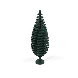 Small Particle Building Garden Parts, Spruce Tree Street Scenery Ornaments, 3778 Cypress Forest Scene Decoration