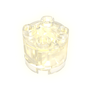 2x2 Cylindrical LED Lighting Parts-warm White Light-transparent Shell Gdsf0392