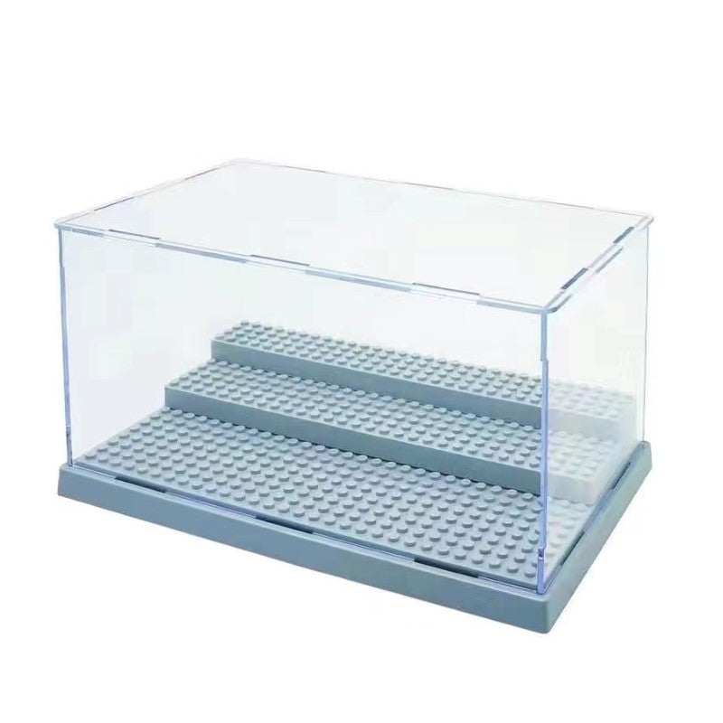 Detachable Figure Acrylic Display Box, Transparent Stepped Display Stand - SKU - OurGobricks