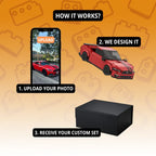 Custom Brick Car Building Set – Handcrafted Sports Car Model (Non-Gobricks brand parts)