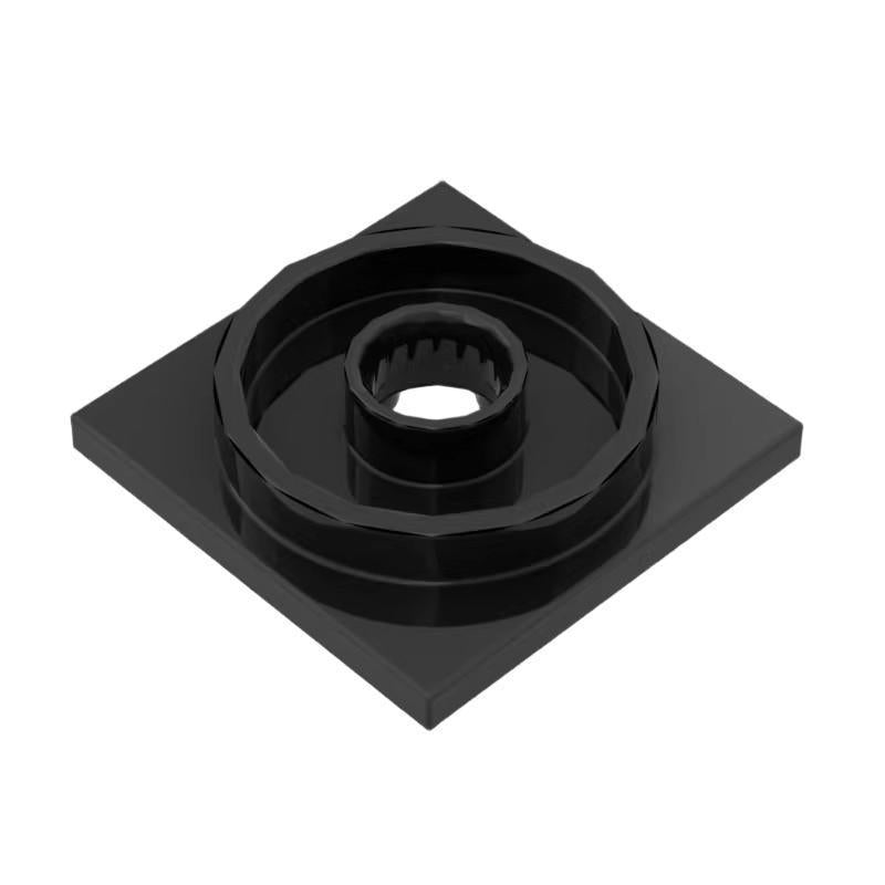 3403 Compatible with Small-Particle Building Blocks, 4x4 Square Turntable Base Part 50g (approx. 21 pcs)	
