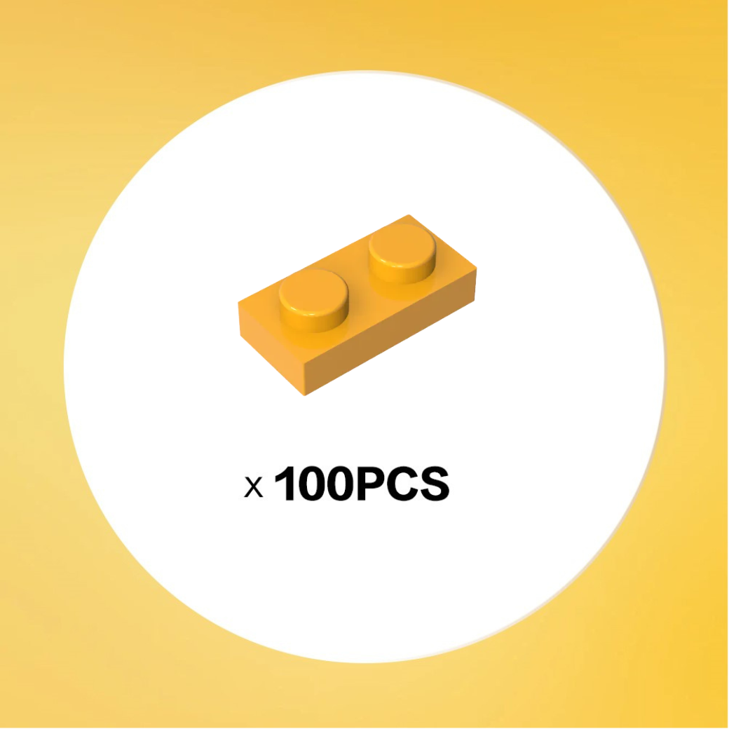 Plate 1 x 2 x100PCS #3023	