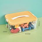 Multi-Compartment Sorting Box for Building Blocks, Parts Classification Storage Box