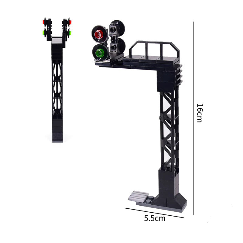Compatible With Train Block Tracks, Switch Tracks, and Train Signal Light Accessories	