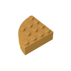4x4 1/4 Scalloped Brick/curved Fillet 2577