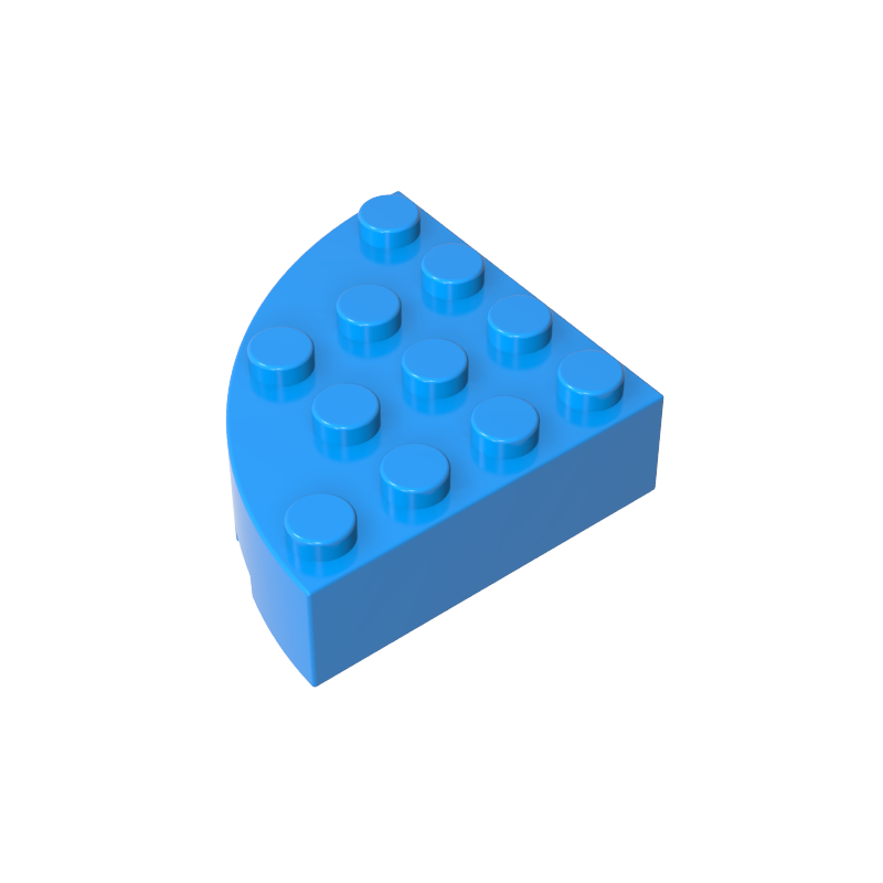 4x4 1/4 Scalloped Brick/curved Fillet 2577
