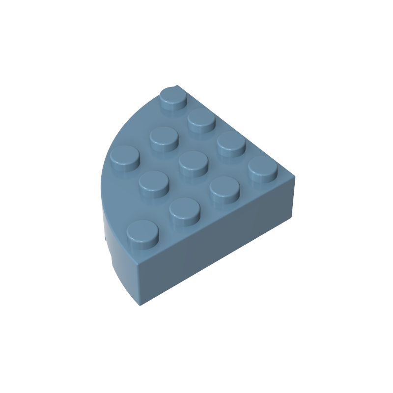 4x4 1/4 Scalloped Brick/curved Fillet 2577