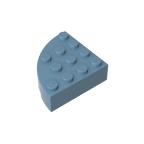 4x4 1/4 Scalloped Brick/curved Fillet 2577