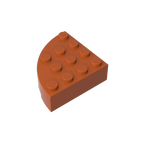 4x4 1/4 Scalloped Brick/curved Fillet 2577