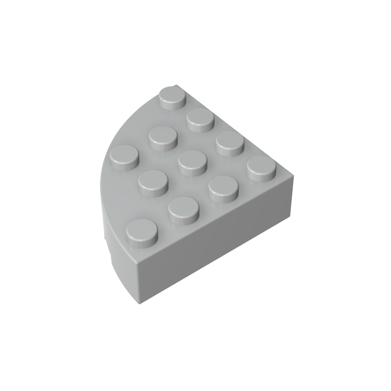 4x4 1/4 Scalloped Brick/curved Fillet 2577