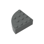 4x4 1/4 Scalloped Brick/curved Fillet 2577