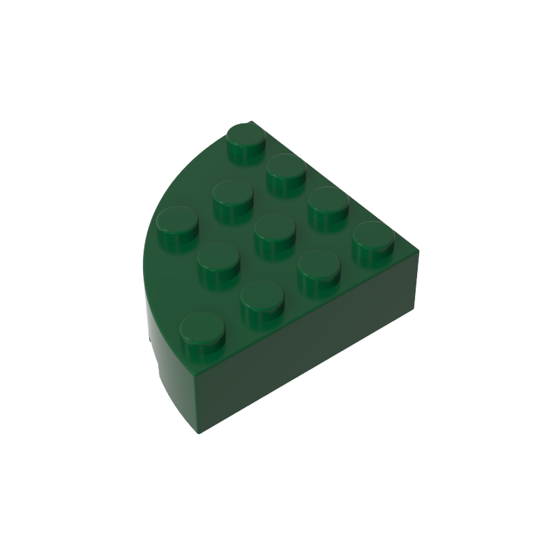 4x4 1/4 Scalloped Brick/curved Fillet 2577