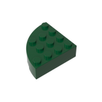 4x4 1/4 Scalloped Brick/curved Fillet 2577