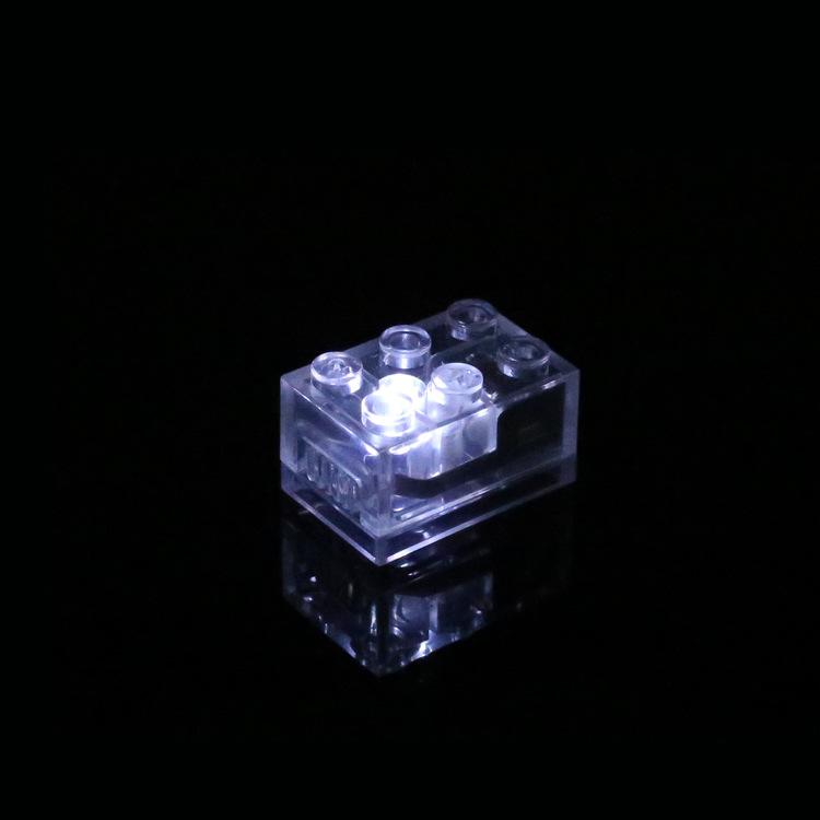 2*3 Brick Led Light Accessories, Compatible With Small Particle Building Blocks, Led Light Multi-Color Flashing Toy Accessories