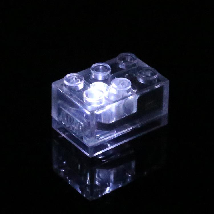 2*3 Brick Led Light Accessories, Compatible With Small Particle Building Blocks, Led Light Multi-Color Flashing Toy Accessories