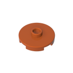 2x2 Round Plate With Hole In The Middle 18674