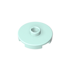 2x2 Round Plate With Hole In The Middle 18674