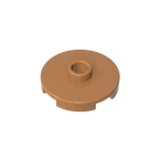 2x2 Round Plate With Hole In The Middle 18674