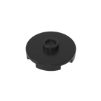 2x2 Round Plate With Hole In The Middle 18674