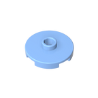 2x2 Round Plate With Hole In The Middle 18674