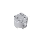 2x2 Cylindrical Brick With Key Holes 17485