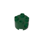 2x2 Cylindrical Brick With Key Holes 17485