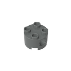 2x2 Cylindrical Brick With Key Holes 17485