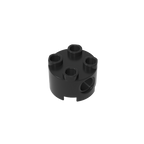 2x2 Cylindrical Brick With Key Holes 17485