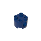 2x2 Cylindrical Brick With Key Holes 17485