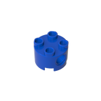 2x2 Cylindrical Brick With Key Holes 17485