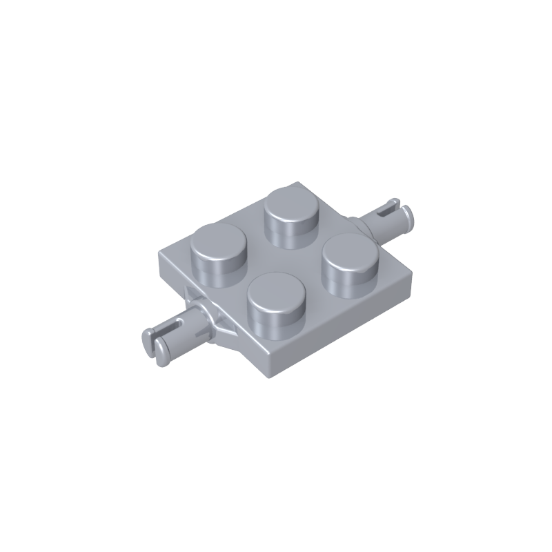 2x2 Wheel Base With Hitch Plates On Both Sides 4600