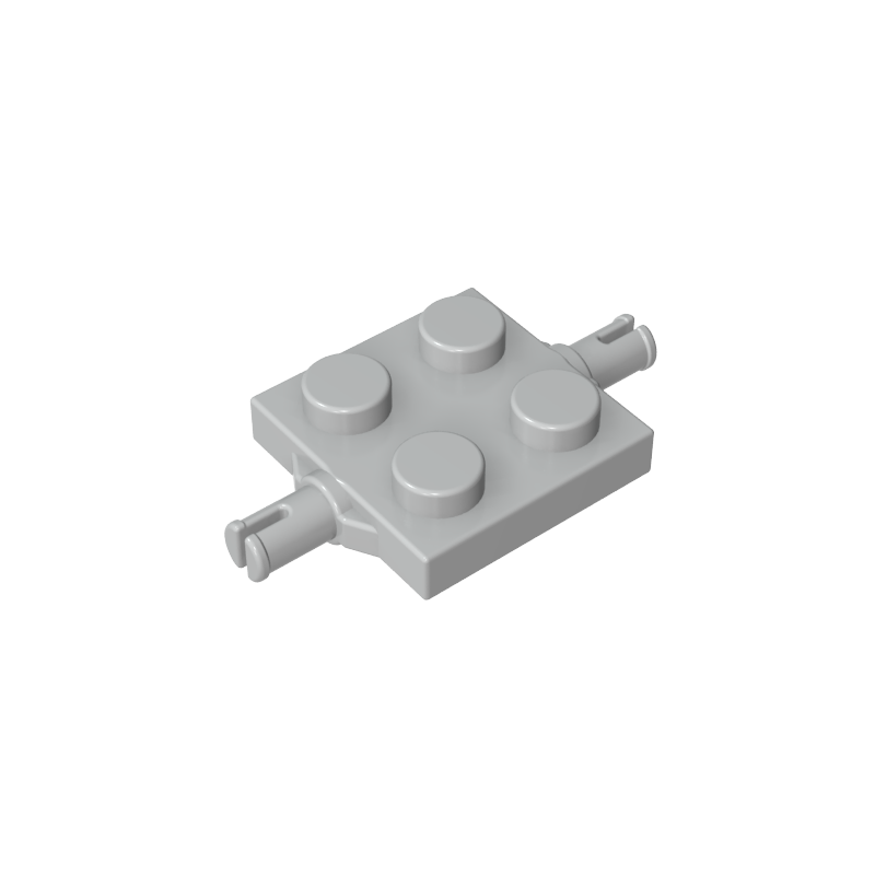 2x2 Wheel Base With Hitch Plates On Both Sides 4600