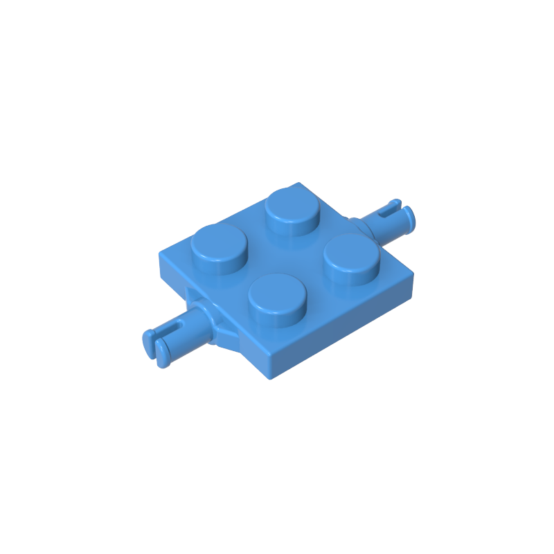 2x2 Wheel Base With Hitch Plates On Both Sides 4600