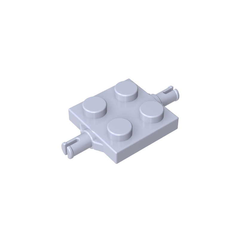 2x2 Wheel Base With Hitch Plates On Both Sides 4600