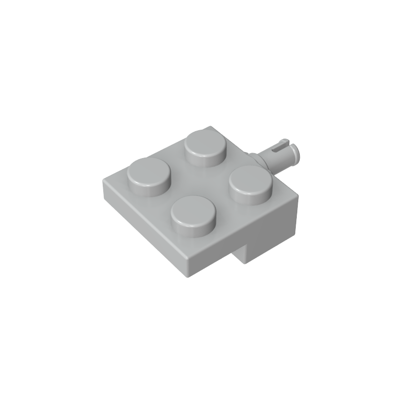 2x2 Single Side Pulley Hitch Base Plate 4488