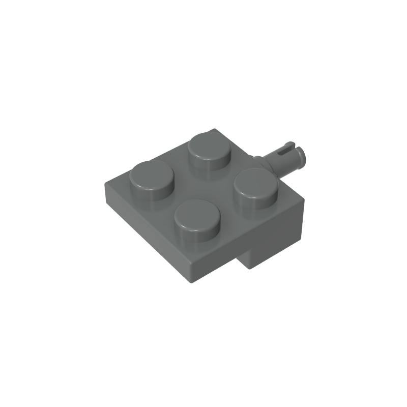 2x2 Single Side Pulley Hitch Base Plate 4488