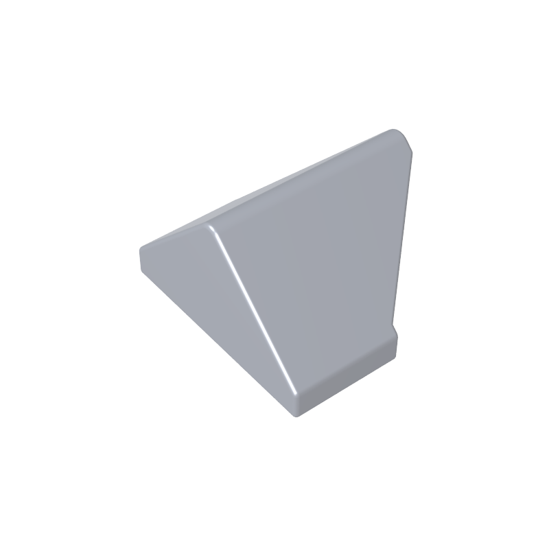 1x2 45° Double Side Slope Facing Tiles 3049b