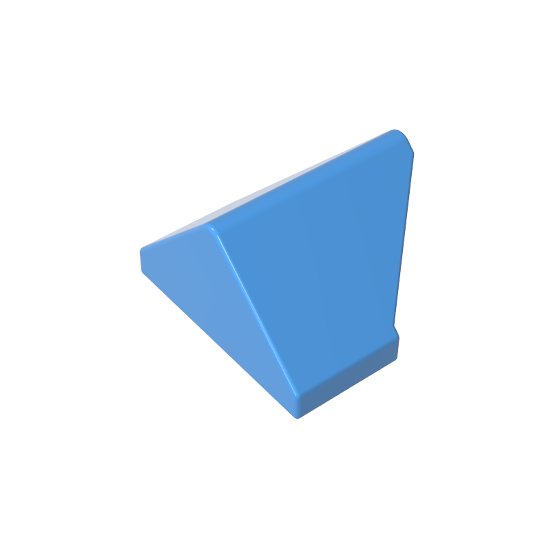 1x2 45° Double Side Slope Facing Tiles 3049b