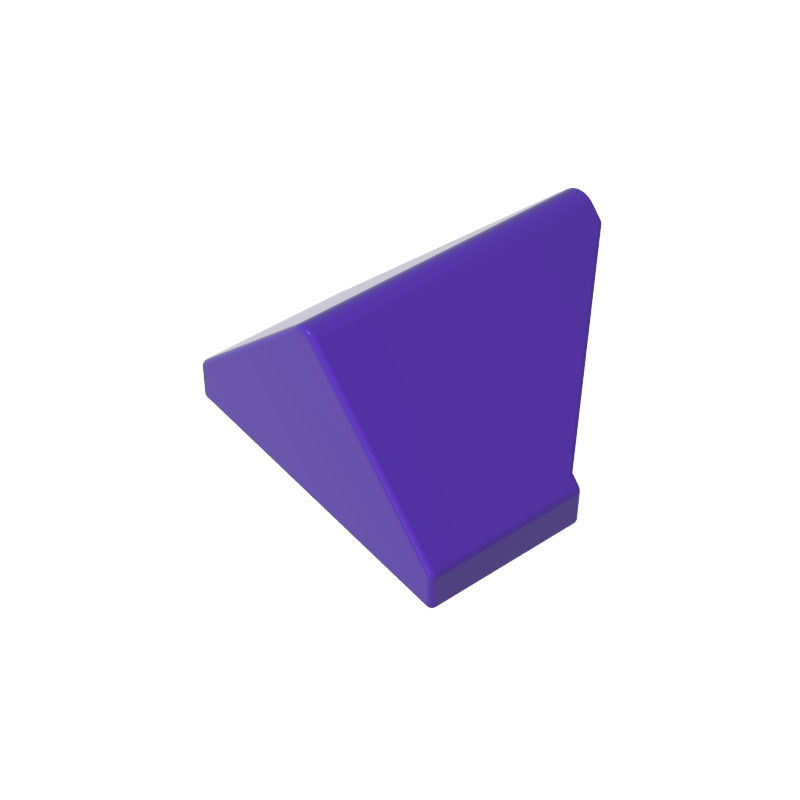 1x2 45° Double Side Slope Facing Tiles 3049b