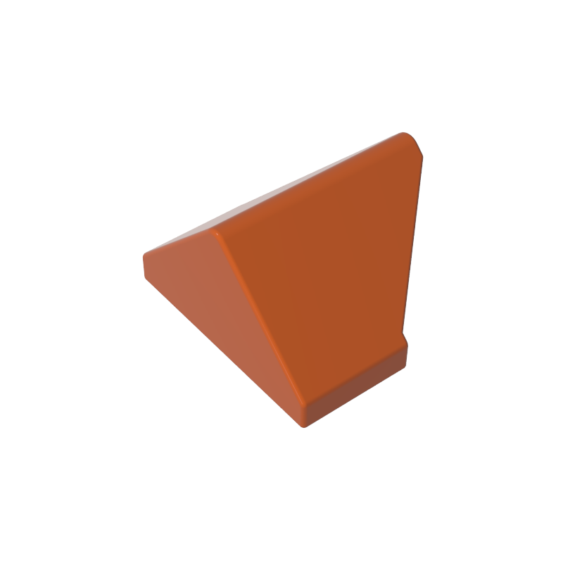 1x2 45° Double Side Slope Facing Tiles 3049b