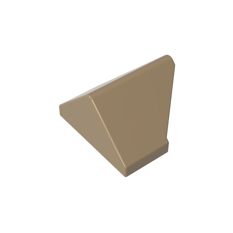 1x2 45° Double Side Slope Facing Tiles 3049b