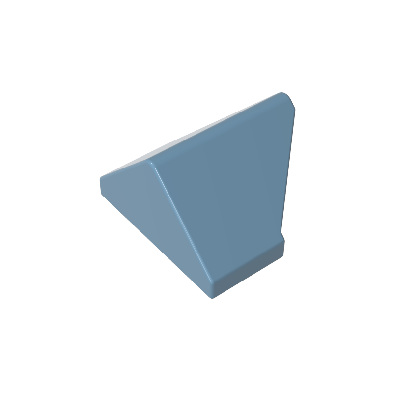 1x2 45° Double Side Slope Facing Tiles 3049b