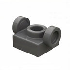 kf-0178 Building Block Part: 1x1 Assembly Piece with Studs on Two Opposite Sides (Non-GoBricks Brand)