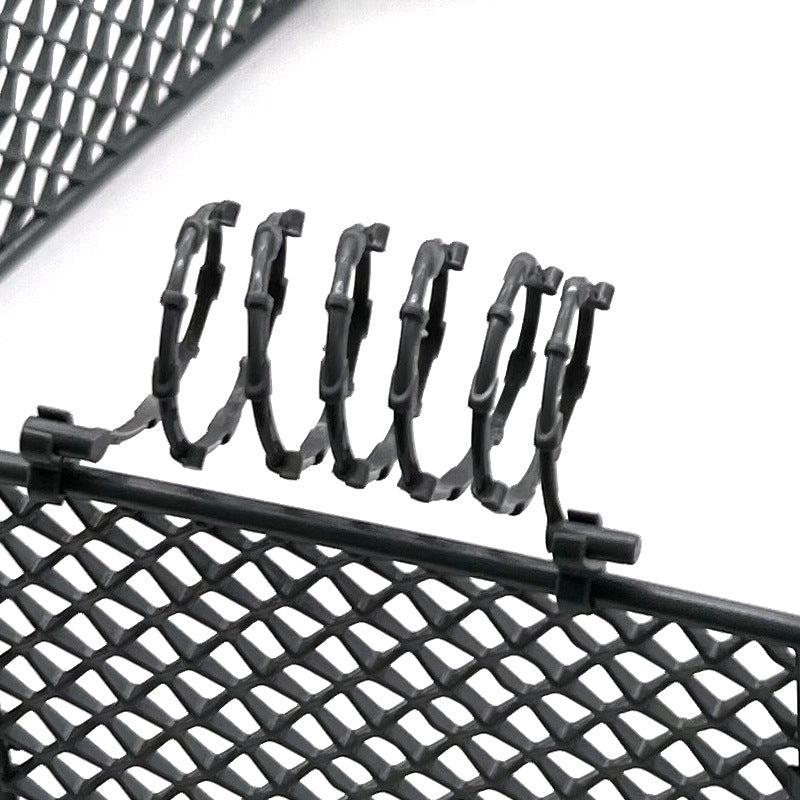 Chain Military Fence, Dinosaur Protective Net, Small Particle Building Block MOC Scene