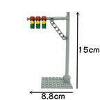 Moc Compatible Small-Particle Building Blocks, City Street Scene Building Block Set, Road Base Plate Street Scene Highway Plate Parts