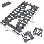 Compatible With Train Block Tracks, Switch Tracks, and Train Signal Light Accessories	