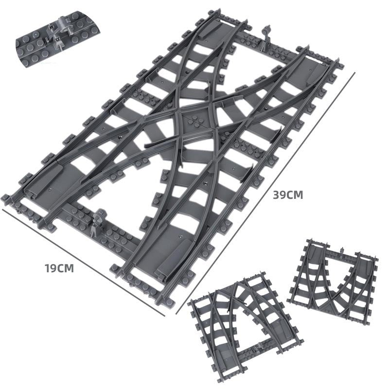 Compatible With Train Block Tracks, Switch Tracks, and Train Signal Light Accessories	