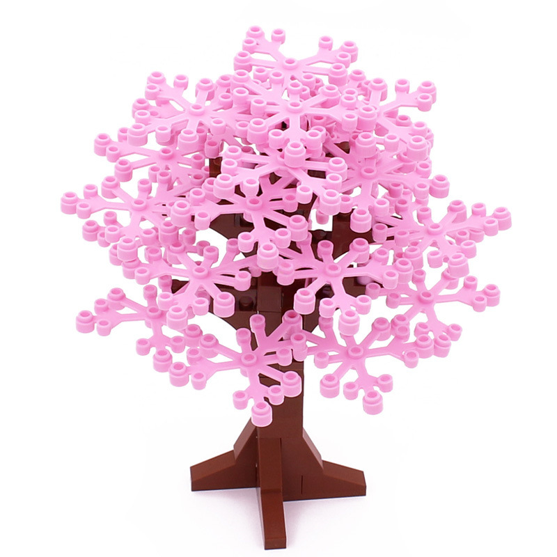 Small Plastic Building Blocks, 58PCS Tree Set x 3, #2417 DIY Scene MOC