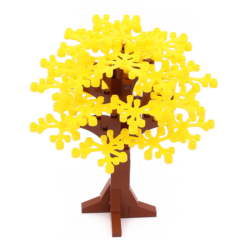 Small Plastic Building Blocks, 58PCS Tree Set x 3, #2417 DIY Scene MOC