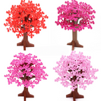Small Plastic Building Blocks, 58PCS Tree Set x 3, #2417 DIY Scene MOC